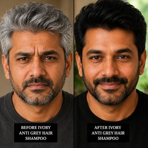 Ivory Natural Anti Grey Hair Shampoo Mae Testimonial Before After 