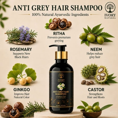 Ivory Natural Anti Grey Hair Shampoo Ingredients 