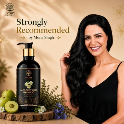 Ivory Natural Anti Grey Hair Shampoo Recommends by Mona Singh 
