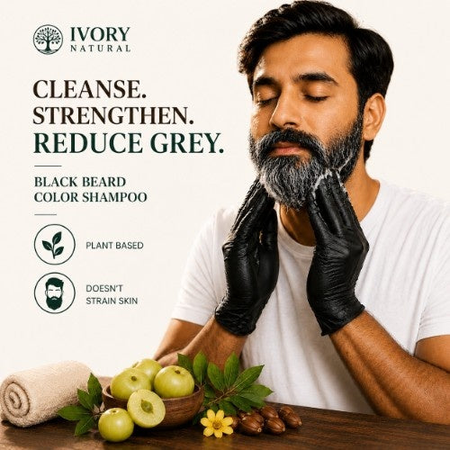 Ivory Natural Black Beard Color Shampoo Testimonial 