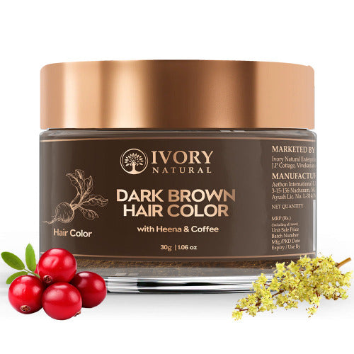 Ivory Natural Dark Brown Hair Color Main Image