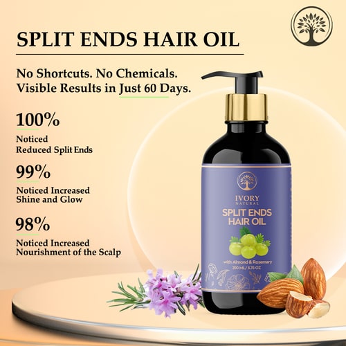 Ivory Natural hair oil for hair ends