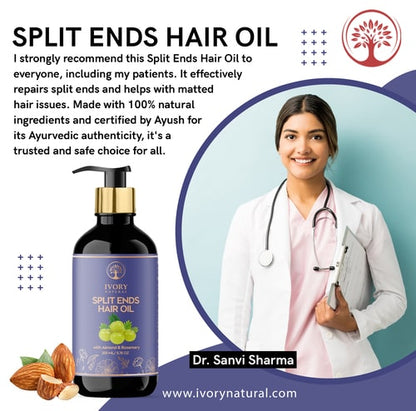 Ivory Natural best hair serum for split ends oils