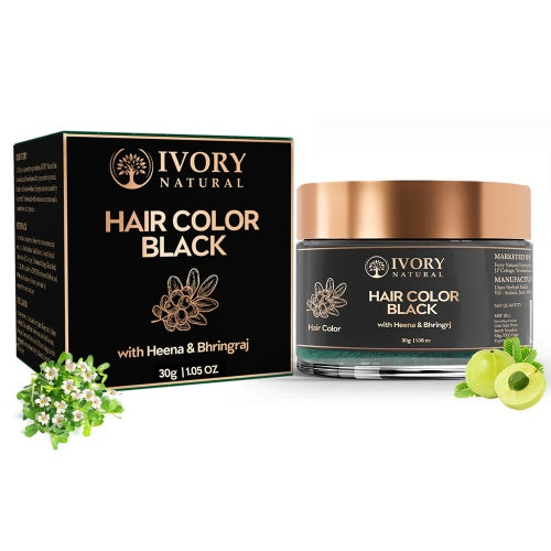 Ivory Natural Black hair color 