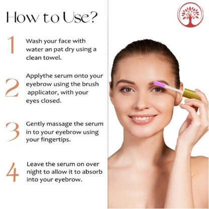 Ivory Natural Anti Grey Eyebrow Serum How to Use