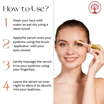 how to use Ivory Natural Anti Grey Eyebrow Serum
