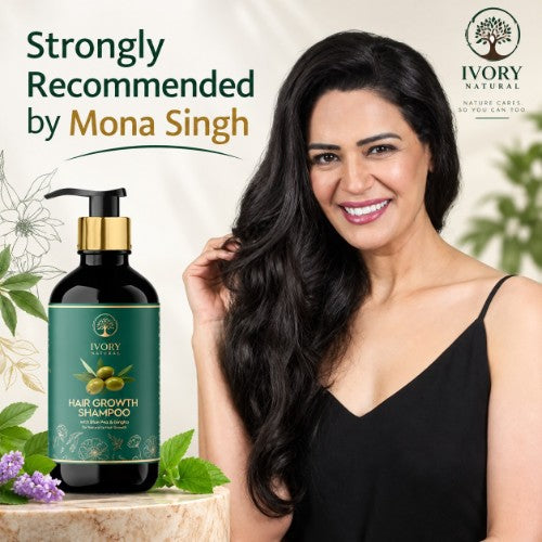 Mona Singh Recommends Ivory Natural Hair Growth Shampoo Organic