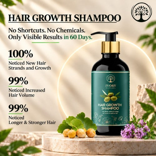 Real Customer Feedback of Ivory Natural Hair Growth Shampoo Organic