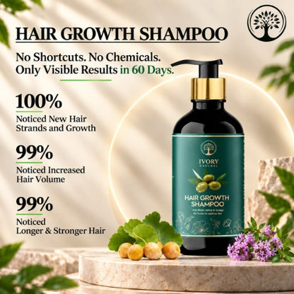 Real Customer Feedback of Ivory Natural Hair Growth Shampoo Organic