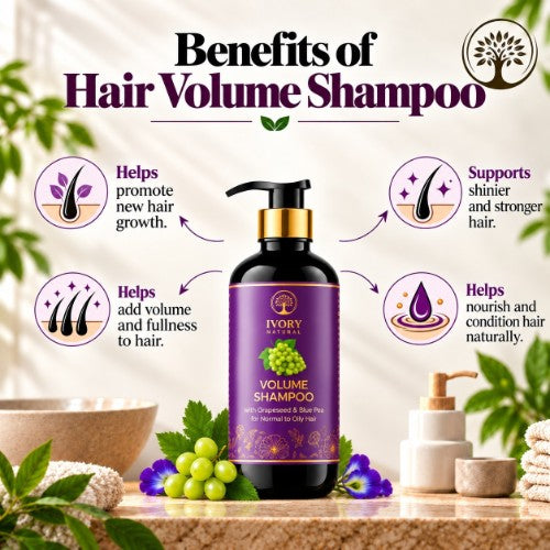 Benefits of Ivory Natural Hair Volume Shampoo Organic