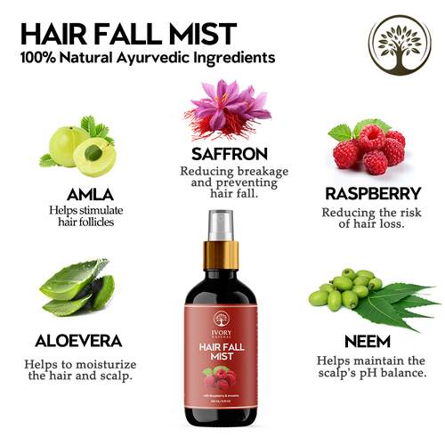 Ivory Natural - Ingredients - hair spray for hair loss - hair spray to cover baldness
