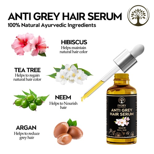 Ingredients used in serum for grey hair