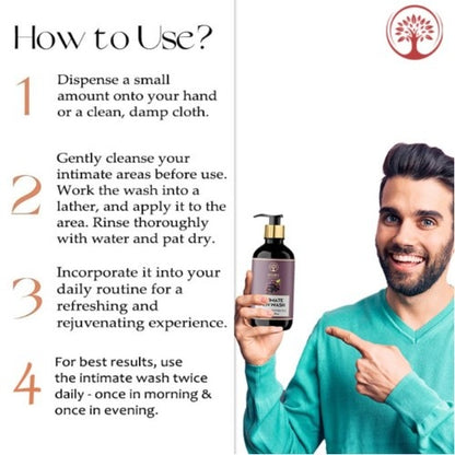 Ivory Natural Intimate Men Wash How to Use