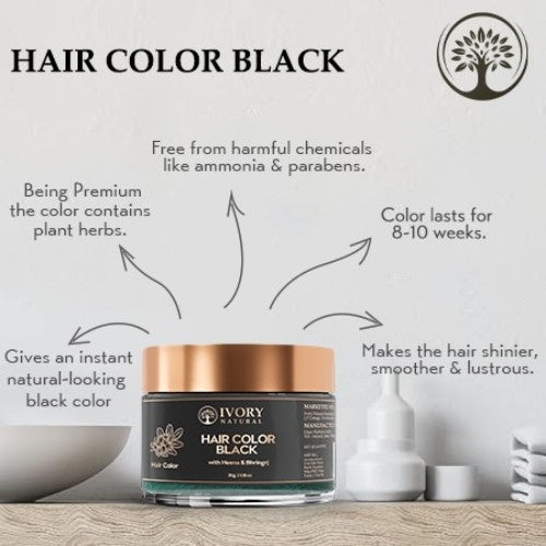 Ivory Natural Black Hair Color Benefits