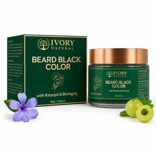 Ivory Natural Beard Black Color Main Image