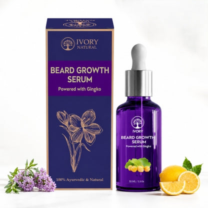 Ivory Natural Beard Growth Serum Oil Main Image