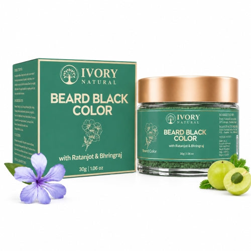 Ivory Natural Black Beard Color Main Image