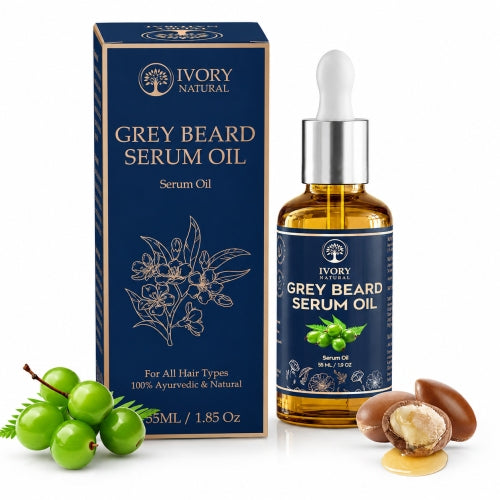 Ivory Natural Grey Beard Serum Oil Main Image