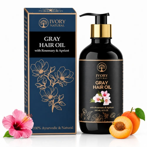 Ivory Natural Grey Hair Oil Main Image