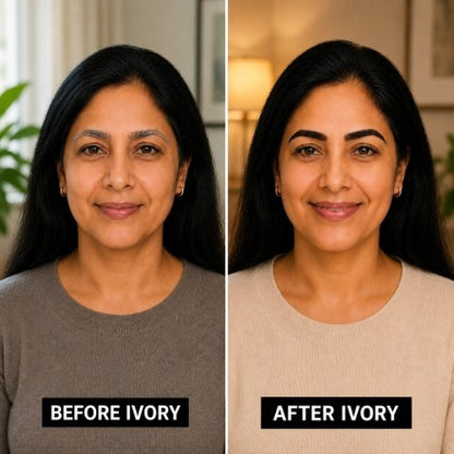 Ivory Natural Anti Grey Eyebrow Serum Female Testimonial 