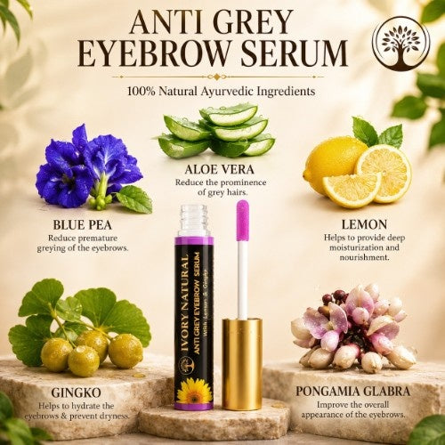 Ivory Natural Anti Grey Eyebrow Serum Ingredients 