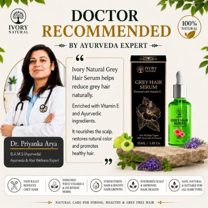 Dr. Priyanka Arya recommends Ivory Natural Anti Grey Hair Serum 