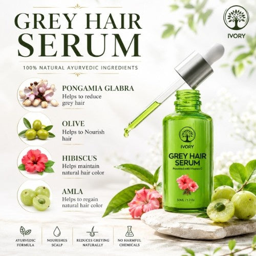 Ivory Natural Anti Grey Hair Serum Ingredients 