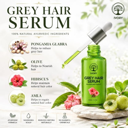 Ivory Natural Anti Grey Hair Serum Ingredients 
