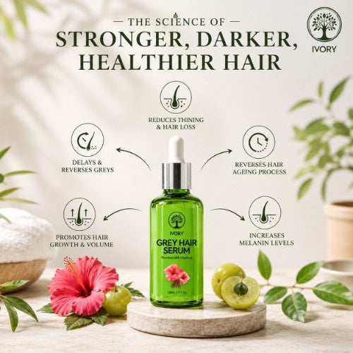 Ivory Natural Anti Grey Hair Serum Key Features 