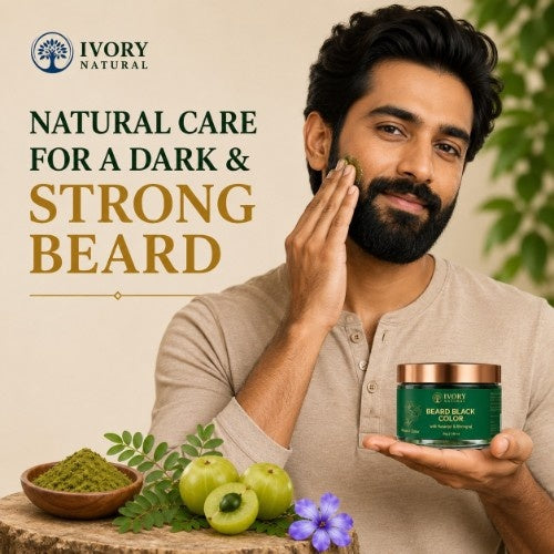 Ivory Natural Beard Black Color Testimonial 