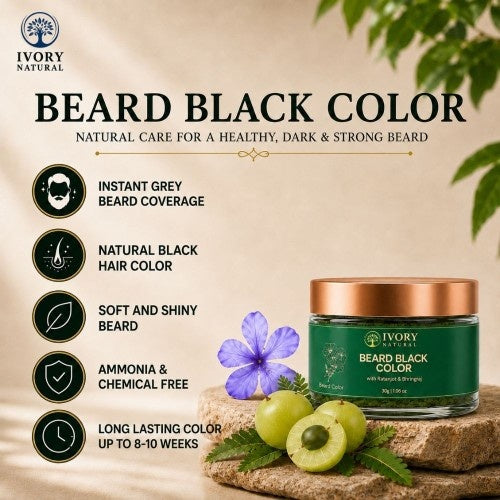 Benefits of Ivory Natural Beard Black Color 