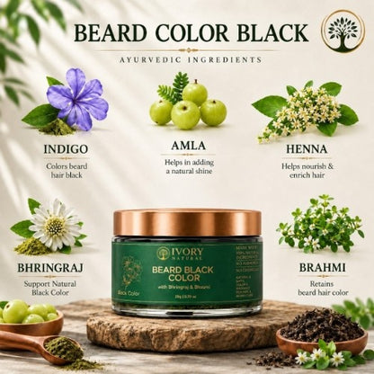 Ingredients of Ivory Natural Beard Black Color