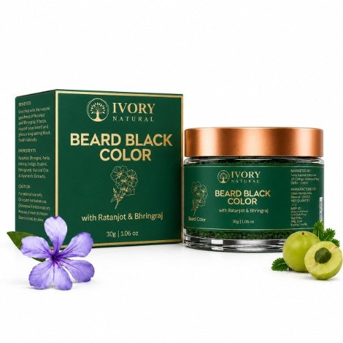 Ivory Natural Beard Black Color Main Image 