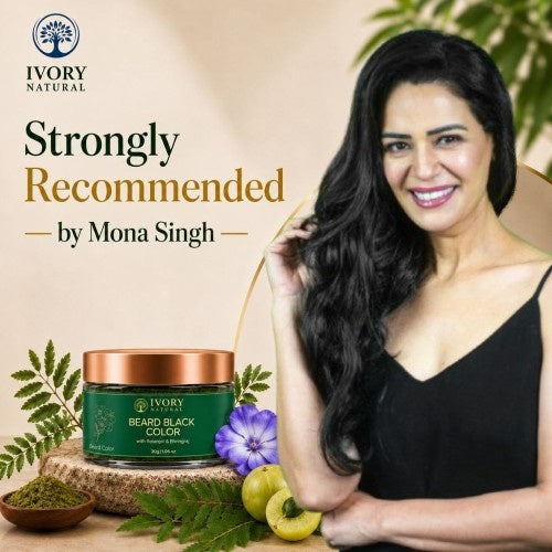 Mona Singh Recommend Ivory Natural Beard Black Color 