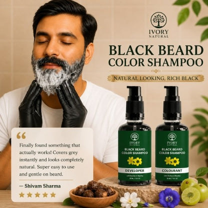 Testimonial of Ivory Natural Black Beard Color Shampoo