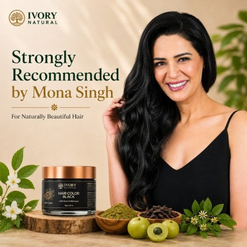 Mona Singh Recommends Ivory Natural Black Hair Color