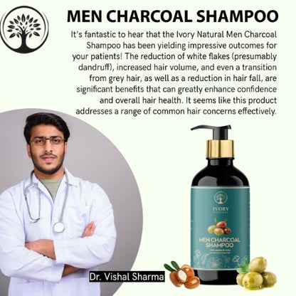 Ivory Natural Men Charcoal Shampoo Doctor Recommends