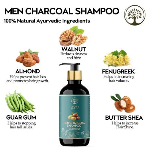 Ivory Natural Men Charcoal Shampoo Ingredients