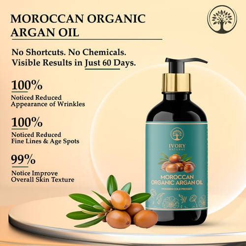 100% Natural cold pressed argan oil