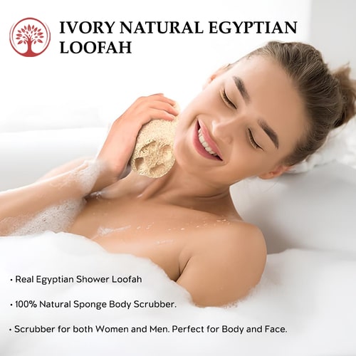 benefits of Ivory Natural Natural Egyptian Loofah Body Scrubber 