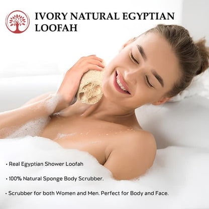 benefits of Ivory Natural Natural Egyptian Loofah Body Scrubber 