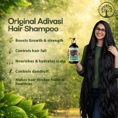 Ivory Natural Original Adivasi Hair Oil + Original Adivasi Hair Shampoo Benefits