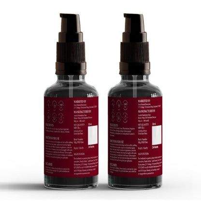 Ivory Natural Burgundy Hair Color Shampoo Back Image