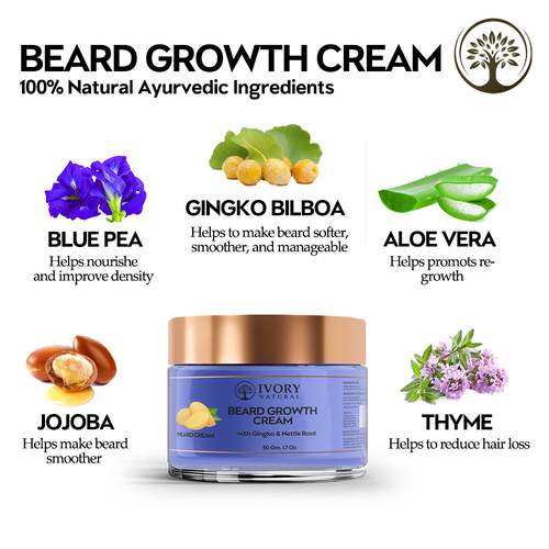 beard hair growth cream - best beard growth cream - moustache growth cream - best facial hair growth products