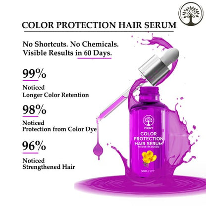 Ivory Natural - Customer Results - heat control hair serum - hair protection serum from heat - hair serum as heat protectant