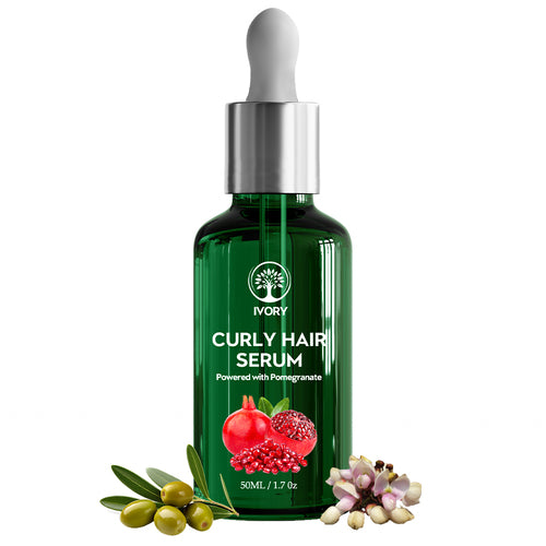 View of Buy Curly Hair Serum - Frizz-Free Curls | Ivory Natural