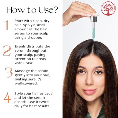 Dandruff Hair Serum - how to use