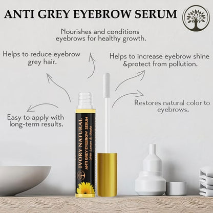 benefits of Ivory Natural Anti Grey Eyebrow Serum
