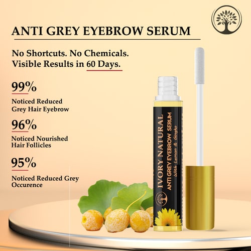 100% Natural Ivory Natural Anti Grey Eyebrow Serum