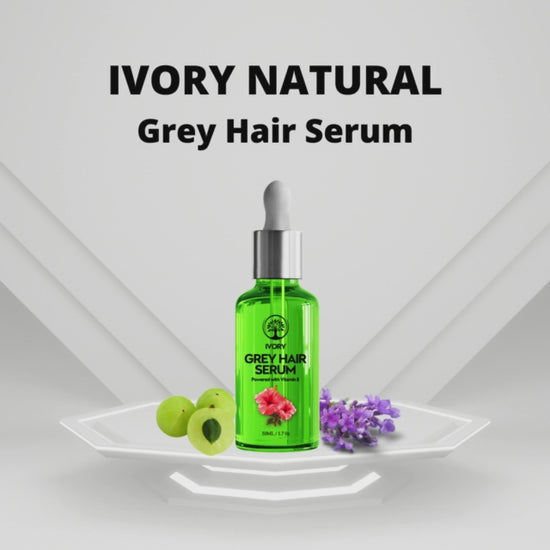 Ivory Natural Grey Hair Serum Video